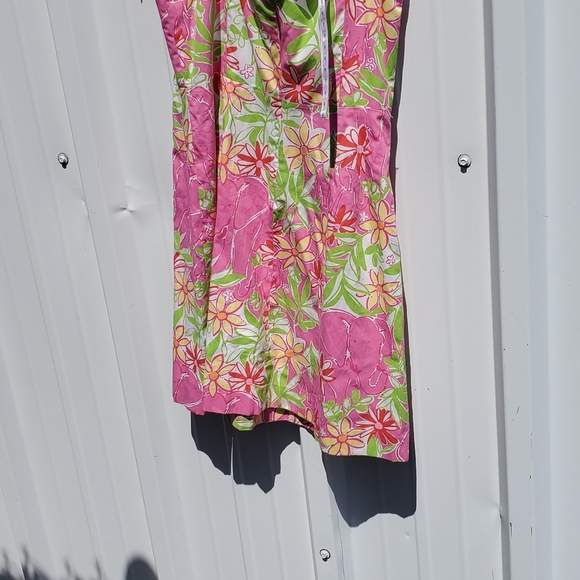 Lilly Pulitzer spaghetti floral elephants sundress - Picture 12 of 16